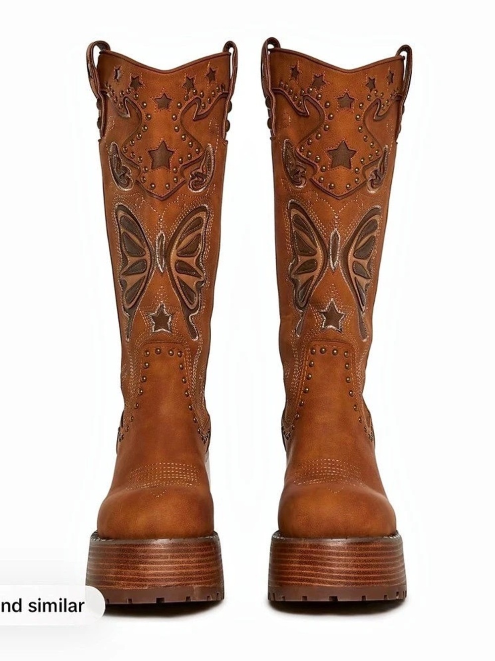 Butterfly Rodeo Western Boots - Copper